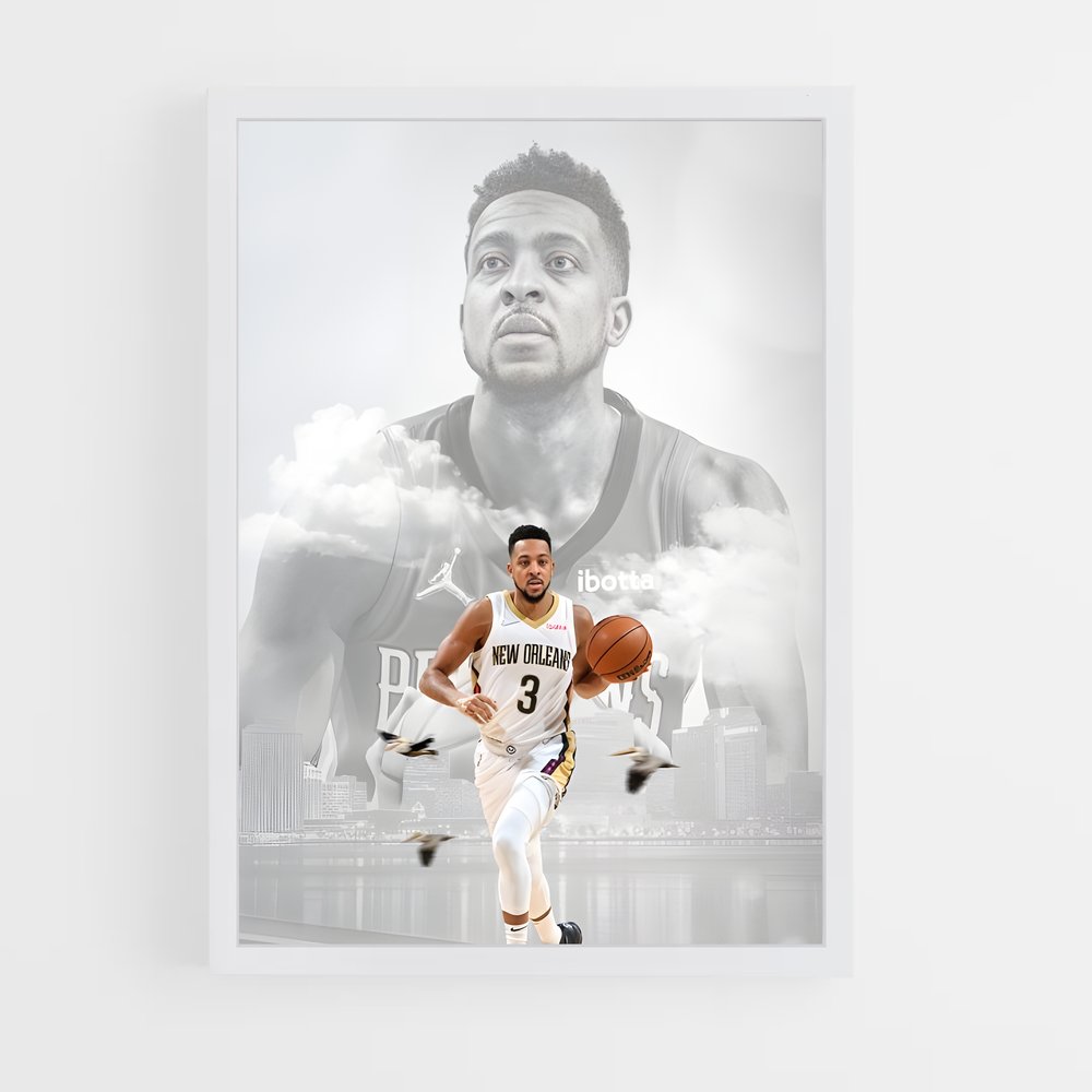 Poster Cj McCollum: The Game Changer – affiche Basketball (vue 3)